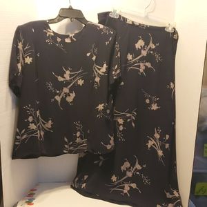 Top and Long Skirt Set